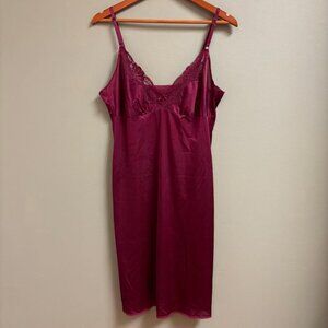VTG Maidenform Women Slip Dress‎ Sz 38 Babydoll Chemise Cami Coquette Whimsigoth